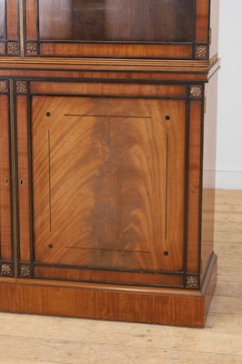 Lot 84 - A Regency-style mahogany bookcase