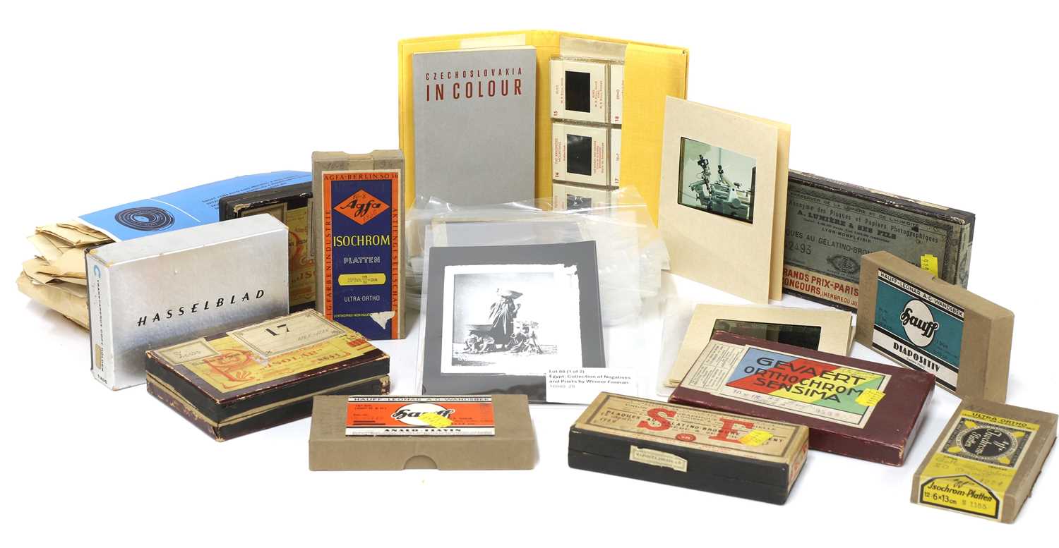 Lot 65 - A collection of Czech negatives