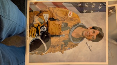 Lot 82 - A collection of photographs of astronauts