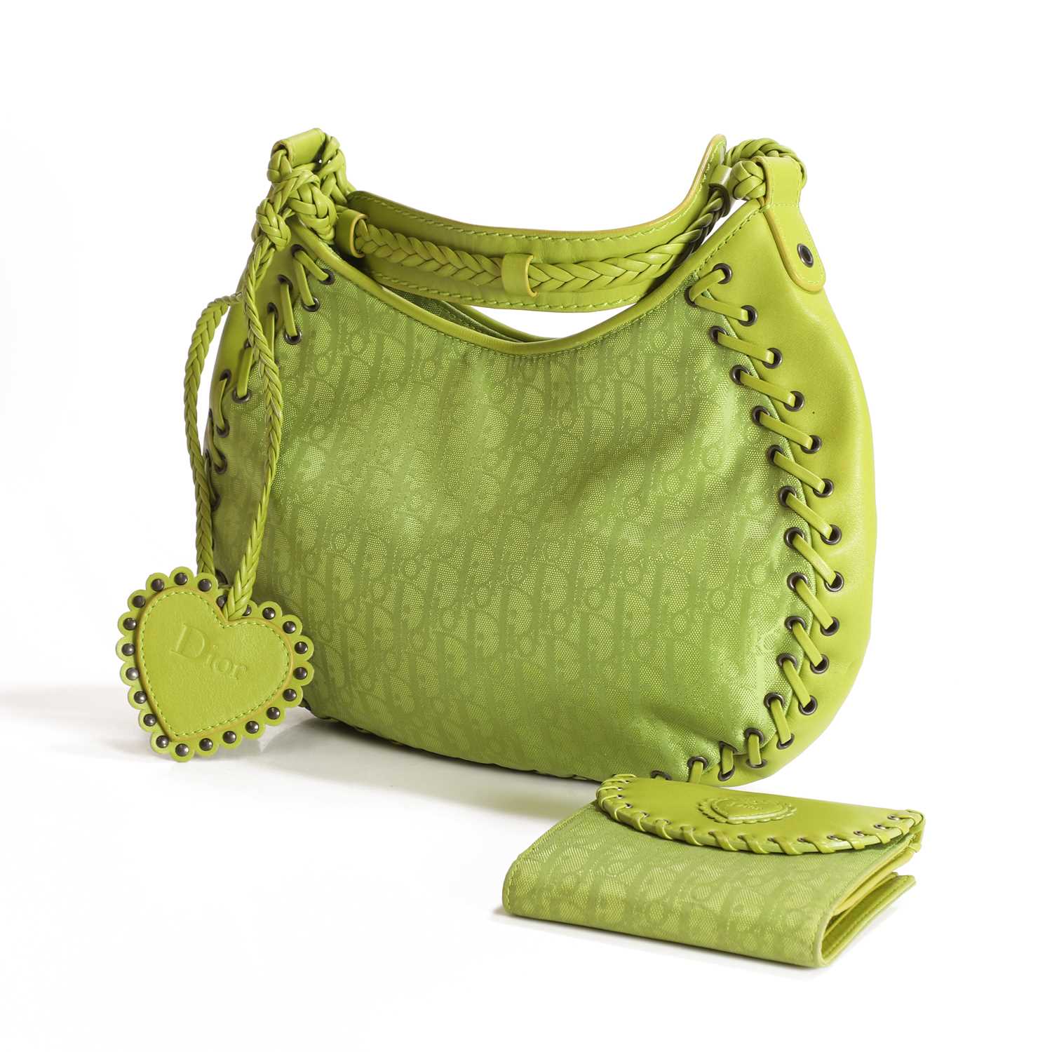 Lot 466 - A Dior hobo monogram handbag