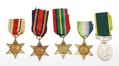 Lot 88 - A group of Second World War medals