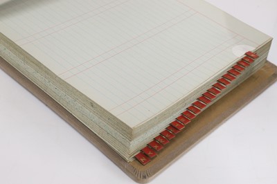 Lot 305 - A collection of five ledgers