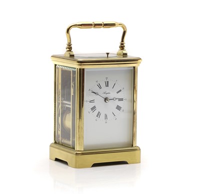 Lot 381 - A French carriage clock