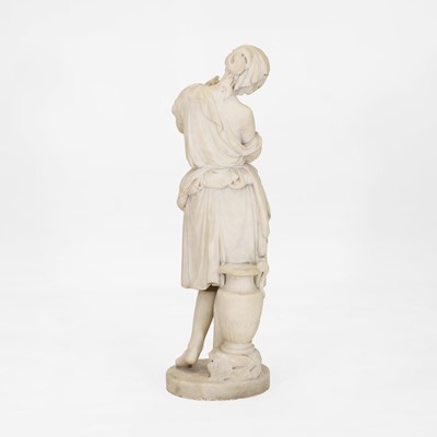 Lot 183 - A carved marble of a classical woman