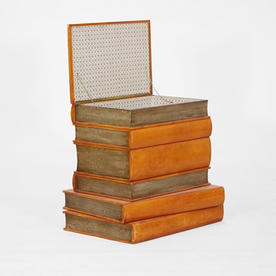Lot 260 - An occasional table in the form of a stack of books