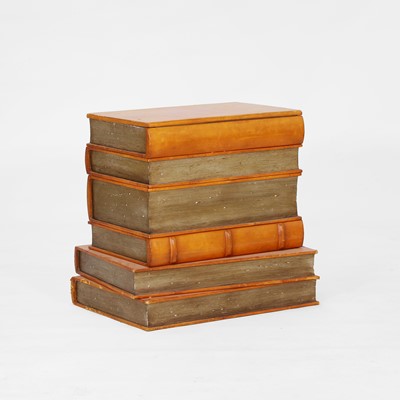 Lot 260 - An occasional table in the form of a stack of books