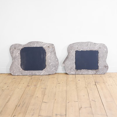 Lot 151 - A pair of fossil marble mirrors