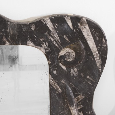 Lot 151 - A pair of fossil marble mirrors