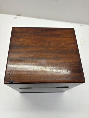 Lot 396 - An apothecary box