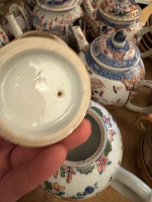 Lot 180 - A collection of Chinese and Japanese export teapots