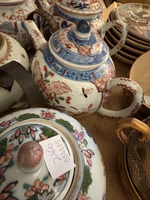 Lot 180 - A collection of Chinese and Japanese export teapots
