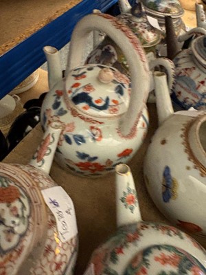 Lot 180 - A collection of Chinese and Japanese export teapots