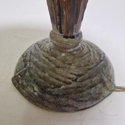Lot 61 - A Daum 'Winter Landscape' lamp