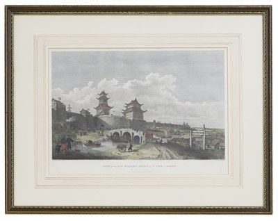 Lot 90 - Six engraved prints of Chinese views