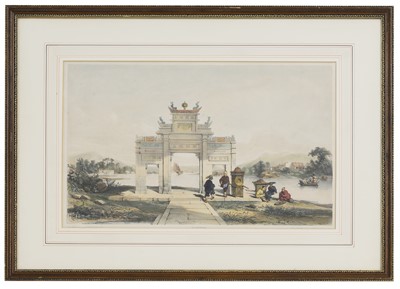 Lot 90 - Six engraved prints of Chinese views