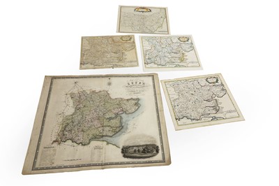 Lot 271 - Six hand coloured maps