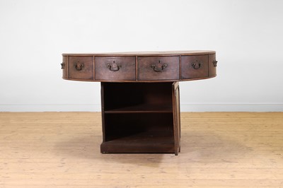 Lot 121 - A George III mahogany rent table