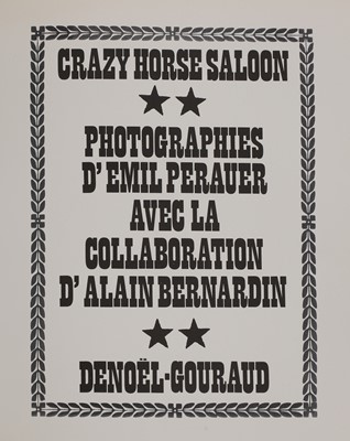 Lot 22 - 'Crazy Horse Saloon'