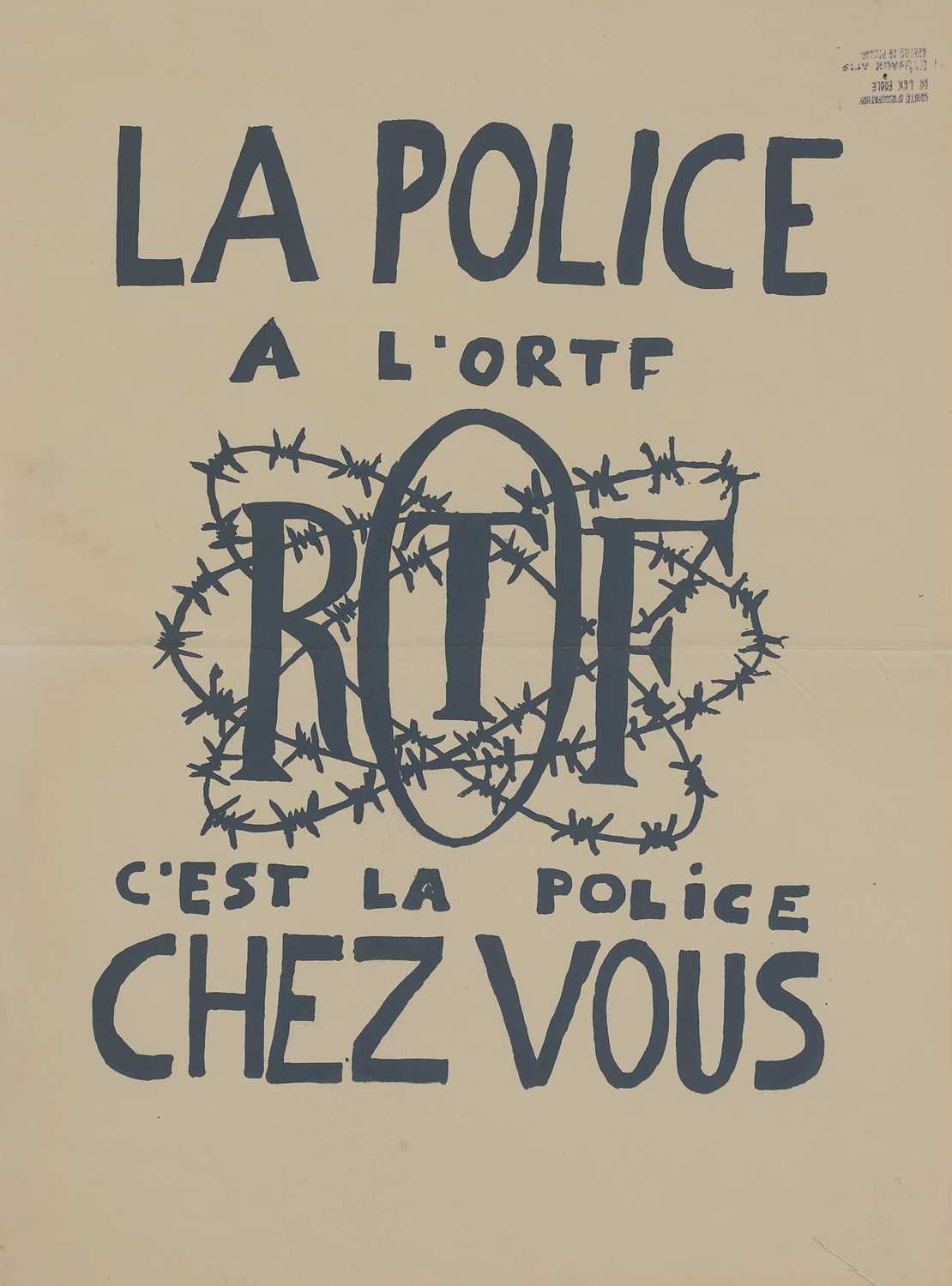 Lot 177 - A 1968 Paris student riots poster