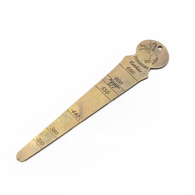 Lot 219 - A Colt brass calibre gauge