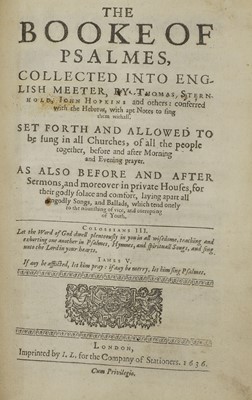 Lot 373 - Geneva: Rouland Hall, 1560 BIBLE