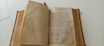 Lot 373 - Geneva: Rouland Hall, 1560 BIBLE