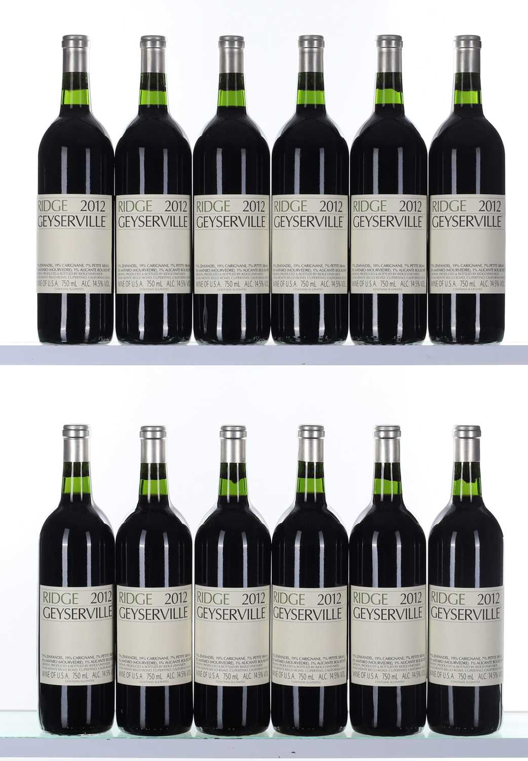 Lot 177 - Ridge Vineyards, Geyserville, 2012