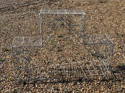 Lot 442 - A Victorian wirework plant stand