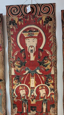 Lot 92 - A group of eight ceremonial Daoist scrolls