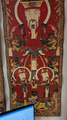 Lot 92 - A group of eight ceremonial Daoist scrolls
