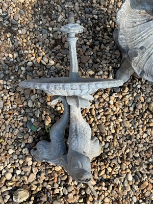 Lot 705 - Two lead fountains
