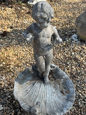 Lot 705 - Two lead fountains