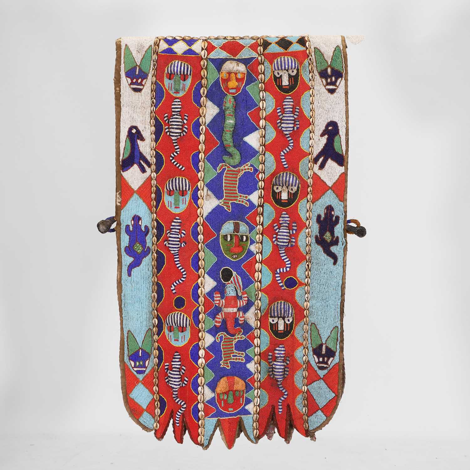 Lot 145 - A beaded ceremonial tunic