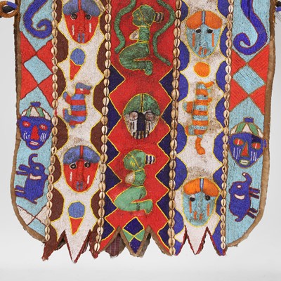 Lot 145 - A beaded ceremonial tunic