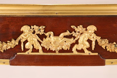 Lot 43 - A pair of Louis XVI-style kingwood and mahogany occasional tables