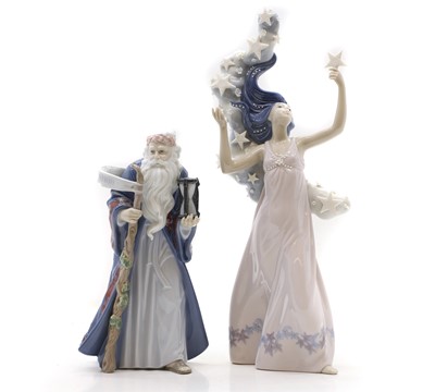 Lot 307 - Two Lladro 'Inspiration Millennium' figures