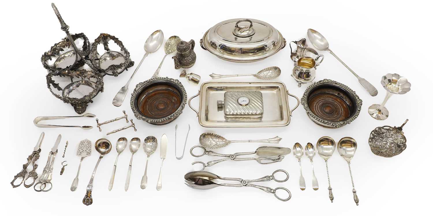 Lot 29 - A collection of silver-plated wares