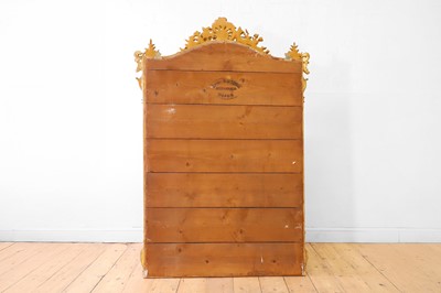 Lot 86 - A Victorian carved giltwood and gesso overmantel mirror