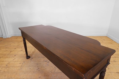 Lot 74 - A George III-style mahogany serving table