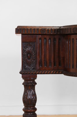 Lot 74 - A George III-style mahogany serving table