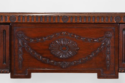 Lot 74 - A George III-style mahogany serving table