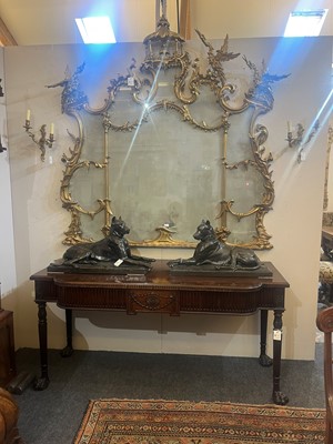 Lot 74 - A George III-style mahogany serving table