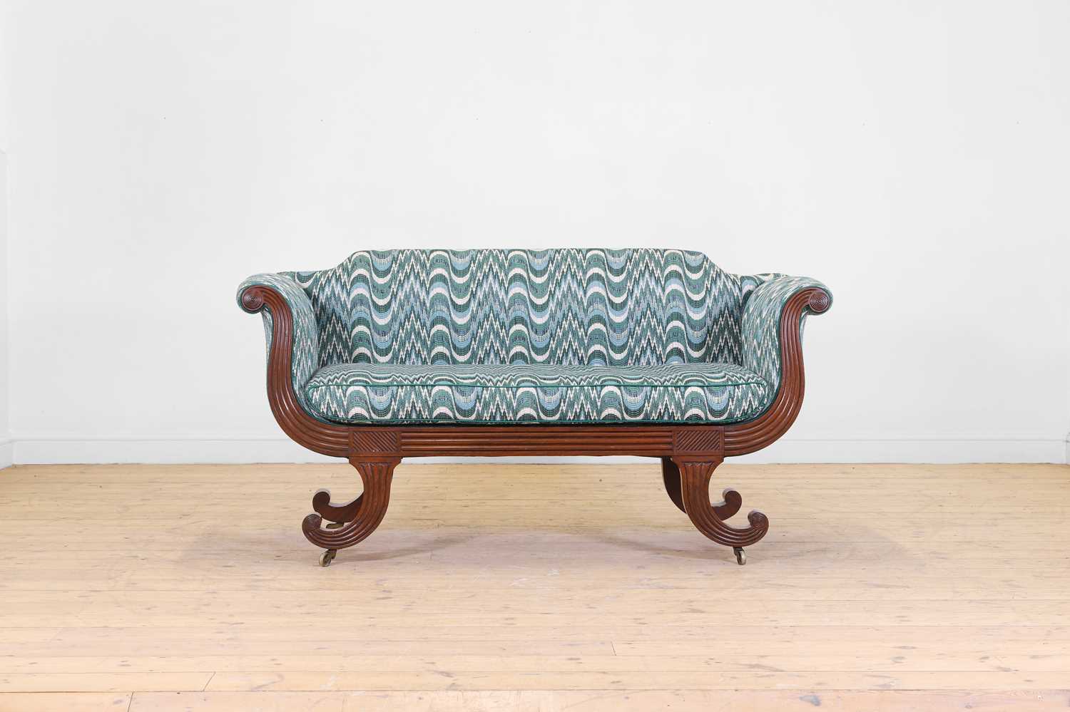Lot 70 - A Regency mahogany settee