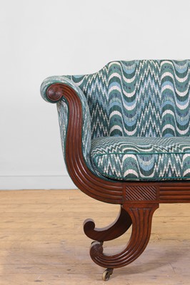 Lot 70 - A Regency mahogany settee