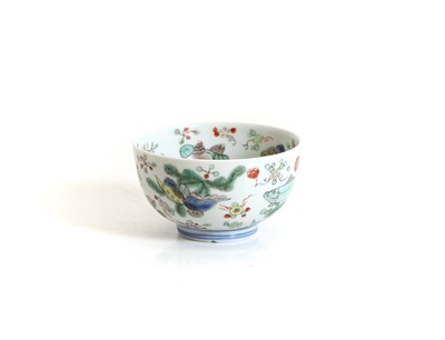 Lot 100 - A Chinese doucai tea bowl