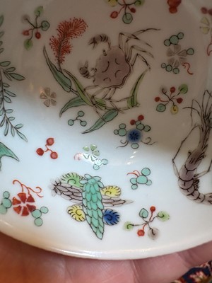 Lot 100 - A Chinese doucai tea bowl