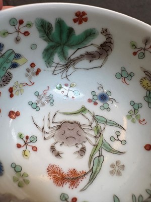 Lot 100 - A Chinese doucai tea bowl