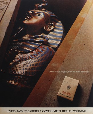 Lot 42 - A large papier mâché Tutankhamun sarcophagus
