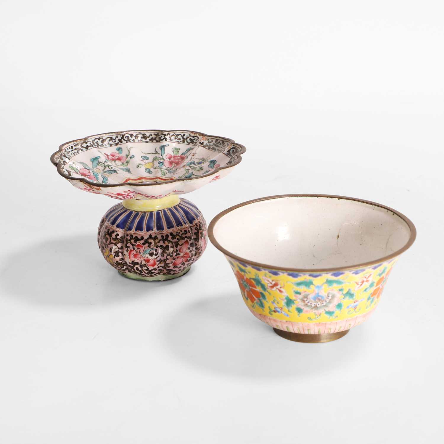 Lot 70 - Two Chinese painted enamel pieces