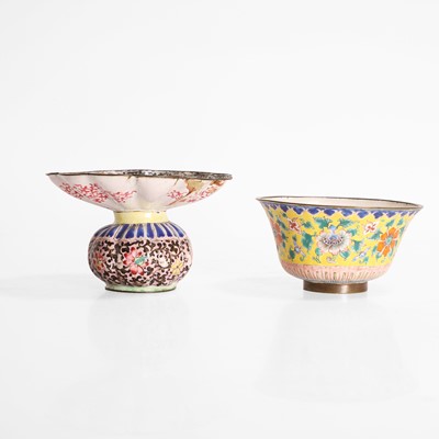 Lot 70 - Two Chinese painted enamel pieces